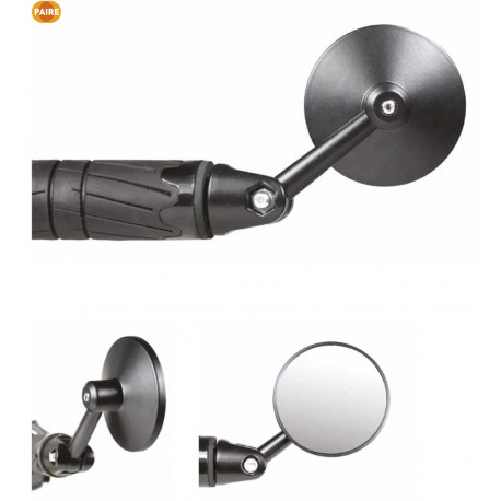 Chaft Flirt Black handlebar mirror