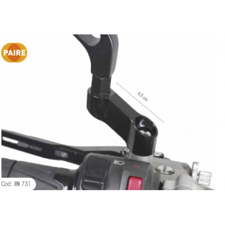 CNC Chaft Extender for rear-view mirror