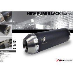 Komplettanlage Ixrace X-pure Black Yamaha YBR 125 05-16