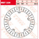 Brake disc TRW MST239