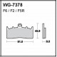 Disc brake pads Front WRP WG-7378