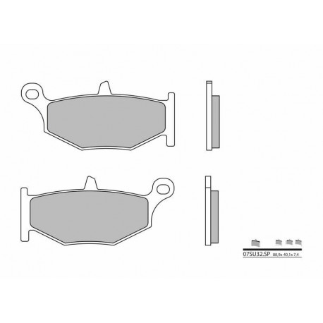 BREMBO Back Brake Pads 07SU32