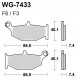 Scheibenbremsbeläge Hinten WRP - WG-7322-F3