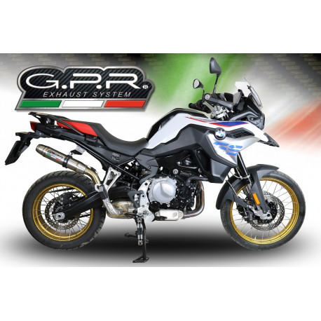 Auspuff GPR Deeptone Inox - BMW F 850 GS / Adventure 2018-20