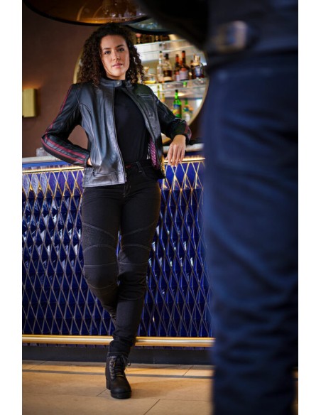 Furygan Jeans Moto Homologué Femme Purdey Evo Slim - Noir