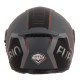 Casque Moto Vito Modulable Furio noir / rouge