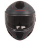 Casque Moto Vito Modulable Furio noir / rouge