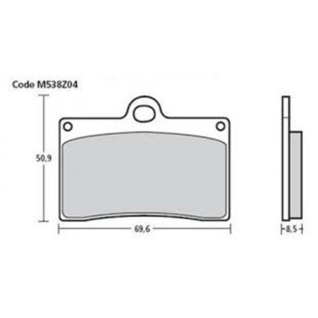 Brembo Upgrade Front Brake Pads M538Z04