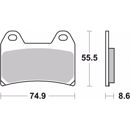 Plaquettes de frein Avant BREMBO 07BB19