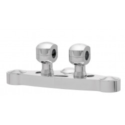Fehling Aluminum riser for handlebars with 25.4 mm (1′) Ø, 50 mm high, polished