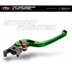 Brake lever Titax Streetfighter Normal Green R35