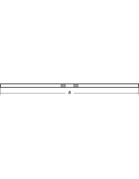 Guidon Fehling Straight Large Ø 25.4 mm / 985 mm (avec encoche pour le câble électrique)