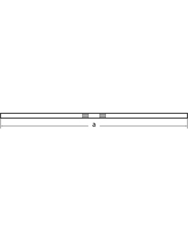 Fehling Straight Lenker Breit Ø  25.4 mm / 985 mm (mit Kerbe für Elektrokabel)