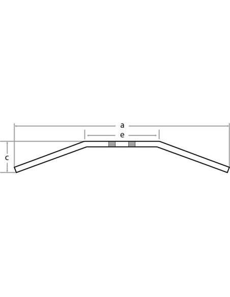 Fehling Drag-Bars Ø 25.4 mm / 970 mm