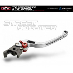 Brabe lever Titax Streetfighter Normal Silver R11 