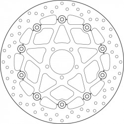 BREMBO Oro Brake Disc Round Floating