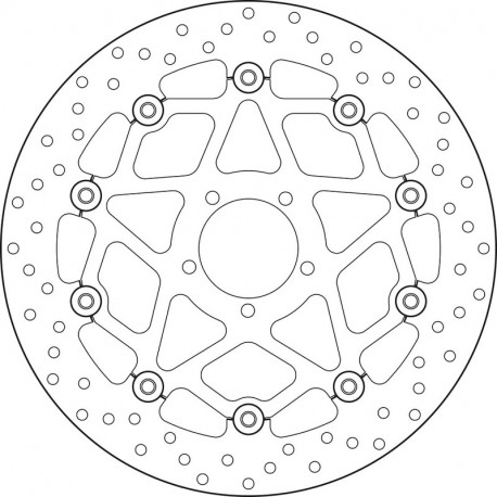 BREMBO Oro Brake Disc Round Floating