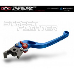 Titax Kupplungshebel Streetfighter Normal Blau L52