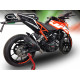 Auspuff GPR GPE Anniversary Evo4 Untere Position - KTM Duke 390 2017-20