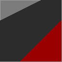 Gris/noir/rouge 2020(metallic moondust gray [25X], ebony [H8], rouge métal)