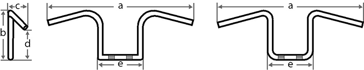 Guidon Fehling LRZ Ø 25.4 mm / 765 mm